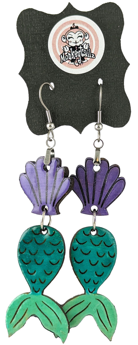 Little selling Mermaid Earrings