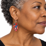 Anatomical Heart Dangle Earrings