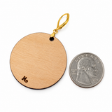 Bee & All-Seeing Eye Dangle Earrings