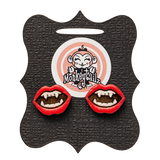 Love at Frist Bite Vampire Fang Stud Earrings