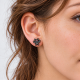 Vampire Bat Stud Earrings