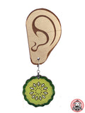 Pickle Slice Dangle Earrings