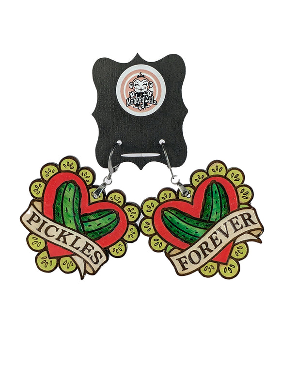 Pickles Forever Dangle Earrings