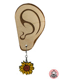 Sunflower Dangle Earrings