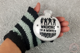 Zombie Christmas Ornament ~ Dead Walking in a Winter Wonderland