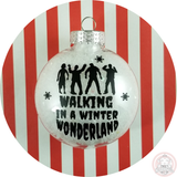 Zombie Christmas Ornament ~ Dead Walking in a Winter Wonderland